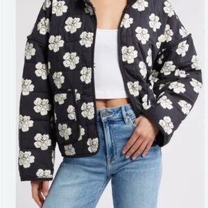Free People Chloe  Print Jacket size Med